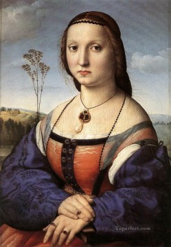 Portrait of Maddalena Doni Renaissance master Raphael Oil Paintings
